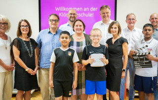 Besuch der Kultusministerin Theresia Shopper